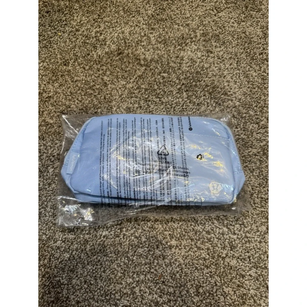 Lululemon Everywhere Women's Belt Bag - Baby blue Gold Wordmark 1L NWT